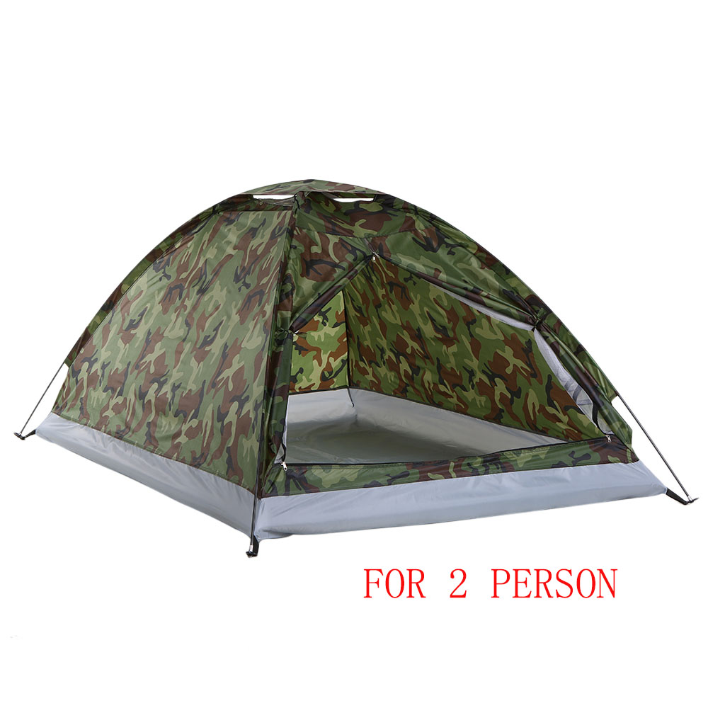 Cheap Goat Tents Ultralight Waterproof Camping Tent Single Layer Portable Tent Anti UV Coating UPF 30+ for Outdoor Beach Fishing Fine Mesh Door   